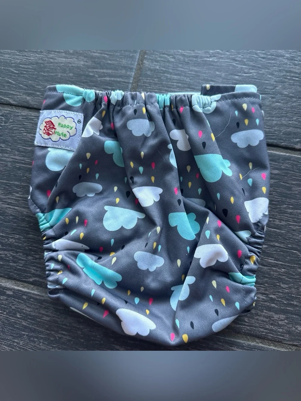 Happy Flute Print Pocket Cloth Diaper Bundle
